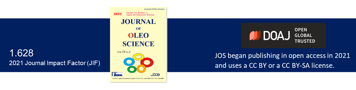 Welcome To Journal Of Oleo Science JOCS